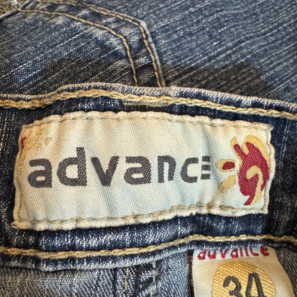 Advance Vintage Women's Blue Denim Skirt Size 34 - Picture 8 of 8